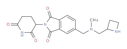 5-(((azetidin-2-ylmethyl)(methyl)amino)methyl)-2-(2,6-dioxopiperidin-3-yl)isoindoline-1,3-dione