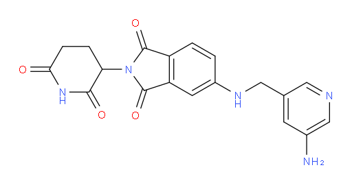 5-(((5-aminopyridin-3-yl)methyl)amino)-2-(2,6-dioxopiperidin-3-yl)isoindoline-1,3-dione