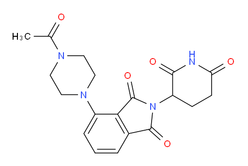 4-(4-acetylpiperazin-1-yl)-2-(2,6-dioxopiperidin-3-yl)isoindoline-1,3-dione