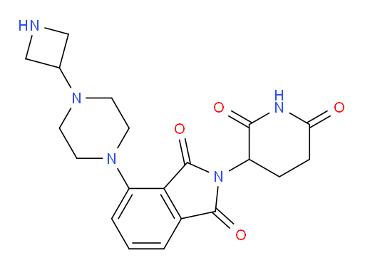 4-(4-(azetidin-3-yl)piperazin-1-yl)-2-(2,6-dioxopiperidin-3-yl)isoindoline-1,3-dione
