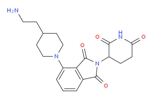 4-(4-(2-aminoethyl)piperidin-1-yl)-2-(2,6-dioxopiperidin-3-yl)isoindoline-1,3-dione