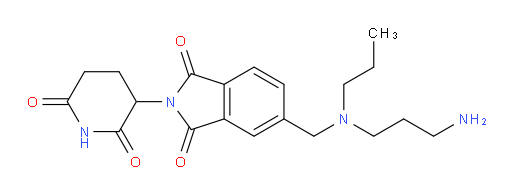 5-(((3-aminopropyl)(propyl)amino)methyl)-2-(2,6-dioxopiperidin-3-yl)isoindoline-1,3-dione