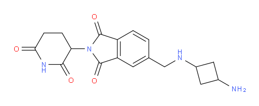 5-(((3-aminocyclobutyl)amino)methyl)-2-(2,6-dioxopiperidin-3-yl)isoindoline-1,3-dione