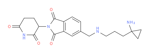 5-(((3-(1-aminocyclopropyl)propyl)amino)methyl)-2-(2,6-dioxopiperidin-3-yl)isoindoline-1,3-dione