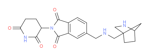 5-(((2-azabicyclo[2.2.1]heptan-4-ylmethyl)amino)methyl)-2-(2,6-dioxopiperidin-3-yl)isoindoline-1,3-dione