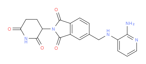 5-(((2-aminopyridin-3-yl)amino)methyl)-2-(2,6-dioxopiperidin-3-yl)isoindoline-1,3-dione