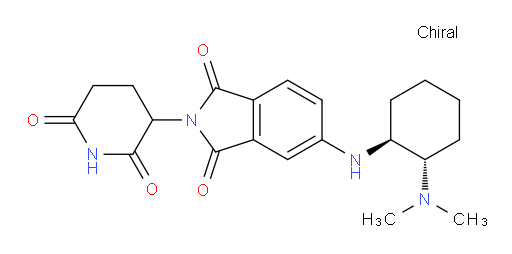 5-(((1S,2S)-2-(dimethylamino)cyclohexyl)amino)-2-(2,6-dioxopiperidin-3-yl)isoindoline-1,3-dione