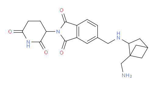 5-(((1-(aminomethyl)bicyclo[2.1.1]hexan-2-yl)amino)methyl)-2-(2,6-dioxopiperidin-3-yl)isoindoline-1,3-dione
