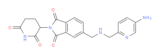 5-((((5-aminopyridin-2-yl)methyl)amino)methyl)-2-(2,6-dioxopiperidin-3-yl)isoindoline-1,3-dione