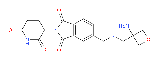 5-((((3-aminooxetan-3-yl)methyl)amino)methyl)-2-(2,6-dioxopiperidin-3-yl)isoindoline-1,3-dione