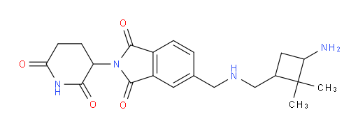 5-((((3-amino-2,2-dimethylcyclobutyl)methyl)amino)methyl)-2-(2,6-dioxopiperidin-3-yl)isoindoline-1,3-dione