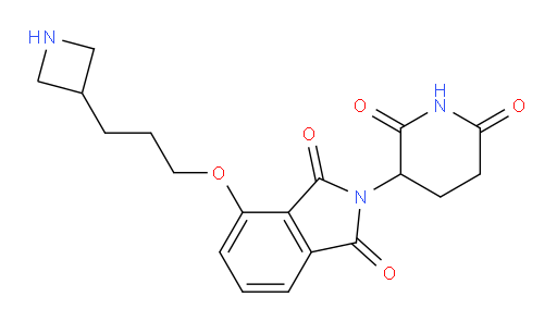 4-(3-(azetidin-3-yl)propoxy)-2-(2,6-dioxopiperidin-3-yl)isoindoline-1,3-dione