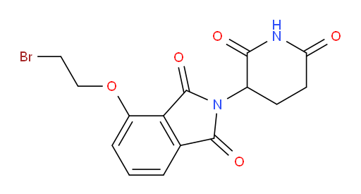 4-(2-bromoethoxy)-2-(2,6-dioxopiperidin-3-yl)isoindoline-1,3-dione