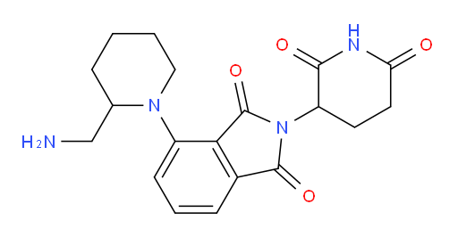 4-(2-(aminomethyl)piperidin-1-yl)-2-(2,6-dioxopiperidin-3-yl)isoindoline-1,3-dione