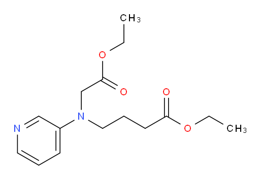 ethyl 4-((2-ethoxy-2-oxoethyl)(pyridin-3-yl)amino)butanoate