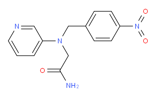 2-((4-nitrobenzyl)(pyridin-3-yl)amino)acetamide