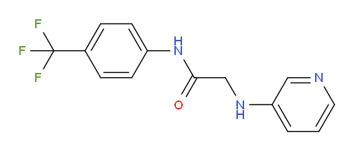 2-(pyridin-3-ylamino)-N-(4-(trifluoromethyl)phenyl)acetamide