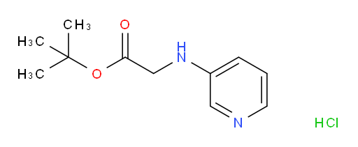 tert-butyl 2-(pyridin-3-ylamino)acetate hydrochloride