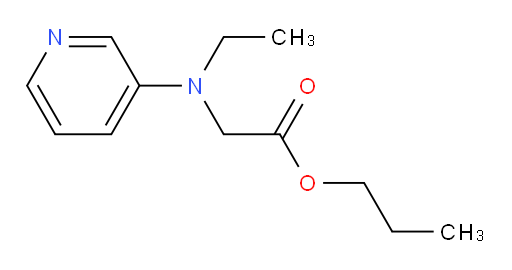propyl 2-(ethyl(pyridin-3-yl)amino)acetate