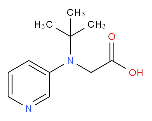 2-(tert-butyl(pyridin-3-yl)amino)acetic acid
