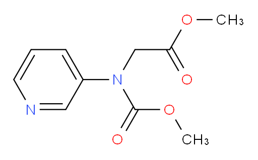 methyl 2-((methoxycarbonyl)(pyridin-3-yl)amino)acetate