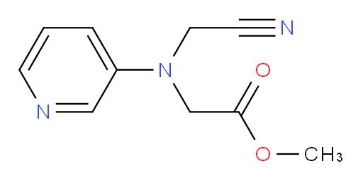 methyl 2-((cyanomethyl)(pyridin-3-yl)amino)acetate
