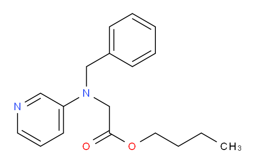 butyl 2-(benzyl(pyridin-3-yl)amino)acetate