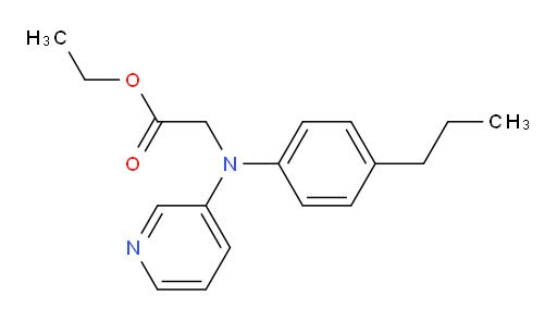 ethyl 2-((4-propylphenyl)(pyridin-3-yl)amino)acetate