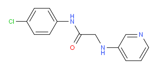 N-(4-chlorophenyl)-2-(pyridin-3-ylamino)acetamide