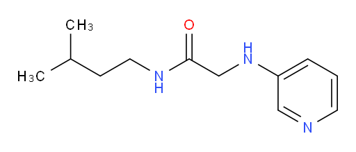 N-isopentyl-2-(pyridin-3-ylamino)acetamide