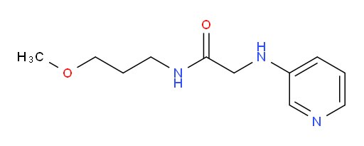 N-(3-methoxypropyl)-2-(pyridin-3-ylamino)acetamide