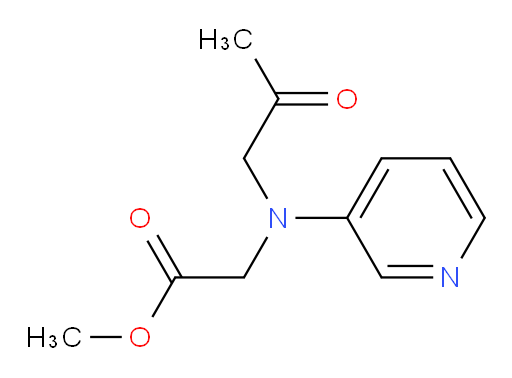 methyl 2-((2-oxopropyl)(pyridin-3-yl)amino)acetate