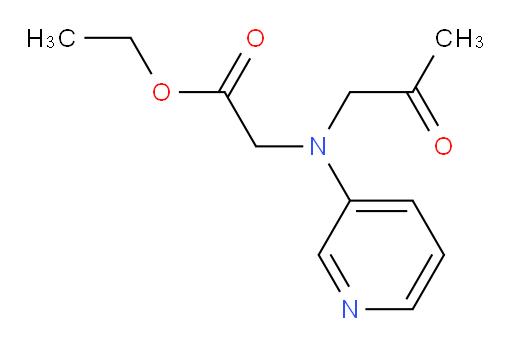 ethyl 2-((2-oxopropyl)(pyridin-3-yl)amino)acetate