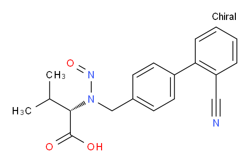 (S)-2-(((2'-cyano-[1,1'-biphenyl]-4-yl)methyl)(nitroso)amino)-3-methylbutanoic acid#%#