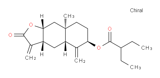(3aR,4aR,6R,8aR,9aR)-8a-methyl-3,5-dimethylene-2-oxododecahydronaphtho[2,3-b]furan-6-yl 2-ethylbutanoate