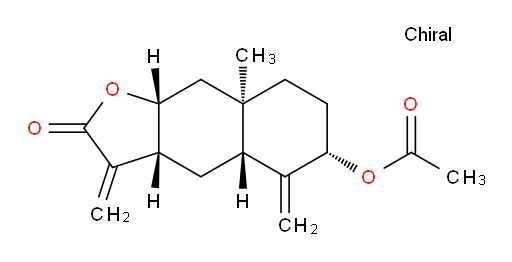(3aR,4aR,6S,8aR,9aR)-8a-methyl-3,5-dimethylene-2-oxododecahydronaphtho[2,3-b]furan-6-yl acetate