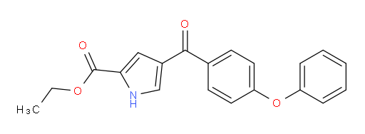 ethyl 4-(4-phenoxybenzoyl)-1H-pyrrole-2-carboxylate