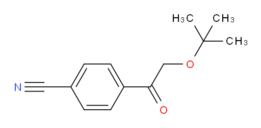 4-(2-(tert-butoxy)acetyl)benzonitrile