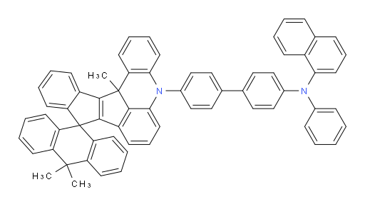 N-phenyl-N-(4'-(10,10,13c'-trimethyl-10H-spiro[anthracene-9,9'-benzo[4,5]pentaleno[1,2,3-kl]acridine]-5'(13c'H)-yl)-[1,1'-biphenyl]-4-yl)naphthalen-1-amine