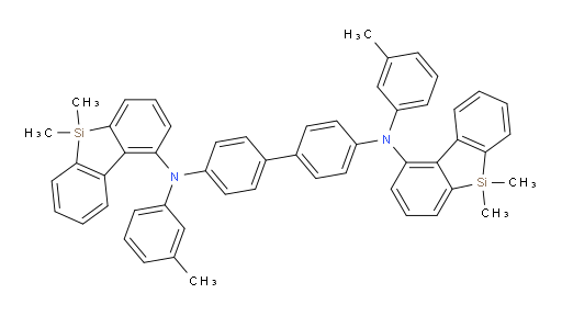 N4,N4'-bis(5,5-dimethyl-5H-dibenzo[b,d]silol-1-yl)-N4,N4'-di-m-tolyl-[1,1'-biphenyl]-4,4'-diamine