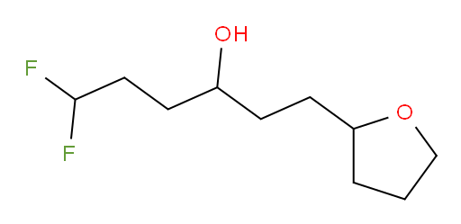 6,6-difluoro-1-(tetrahydrofuran-2-yl)hexan-3-ol