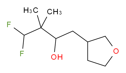 4,4-difluoro-3,3-dimethyl-1-(tetrahydrofuran-3-yl)butan-2-ol