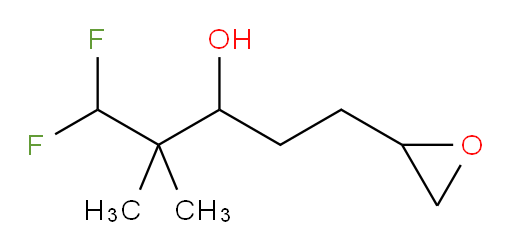 1,1-difluoro-2,2-dimethyl-5-(oxiran-2-yl)pentan-3-ol