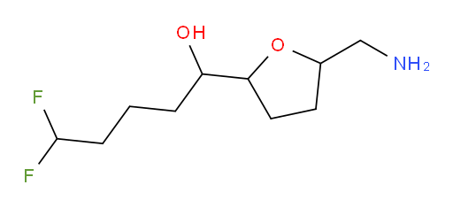1-(5-(aminomethyl)tetrahydrofuran-2-yl)-5,5-difluoropentan-1-ol