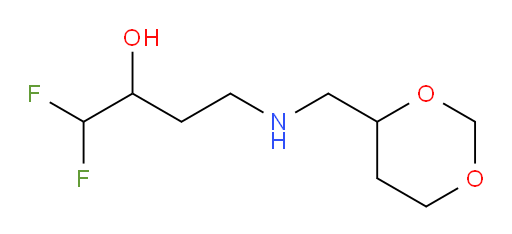 4-(((1,3-dioxan-4-yl)methyl)amino)-1,1-difluorobutan-2-ol