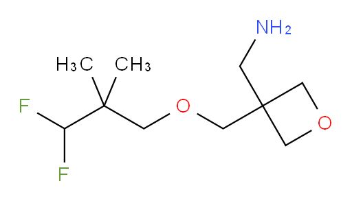 (3-((3,3-difluoro-2,2-dimethylpropoxy)methyl)oxetan-3-yl)methanamine