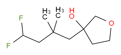 3-(4,4-difluoro-2,2-dimethylbutyl)tetrahydrofuran-3-ol