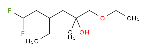 1-ethoxy-4-ethyl-6,6-difluoro-2-methylhexan-2-ol