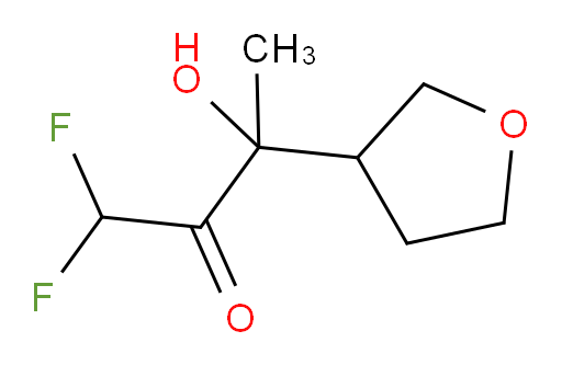 1,1-difluoro-3-hydroxy-3-(tetrahydrofuran-3-yl)butan-2-one