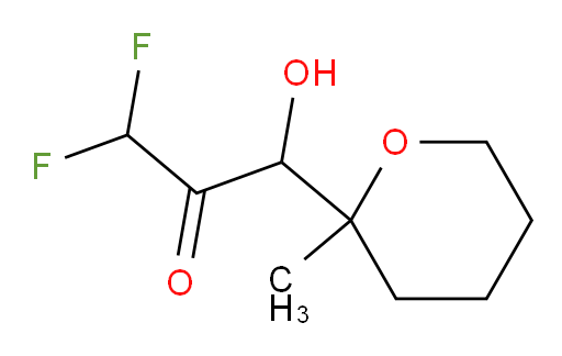 1,1-difluoro-3-hydroxy-3-(2-methyltetrahydro-2H-pyran-2-yl)propan-2-one